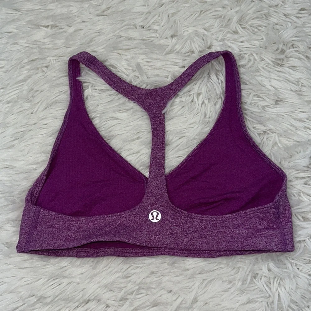 Lululemon Arise Bra Heathered Ultra Violet